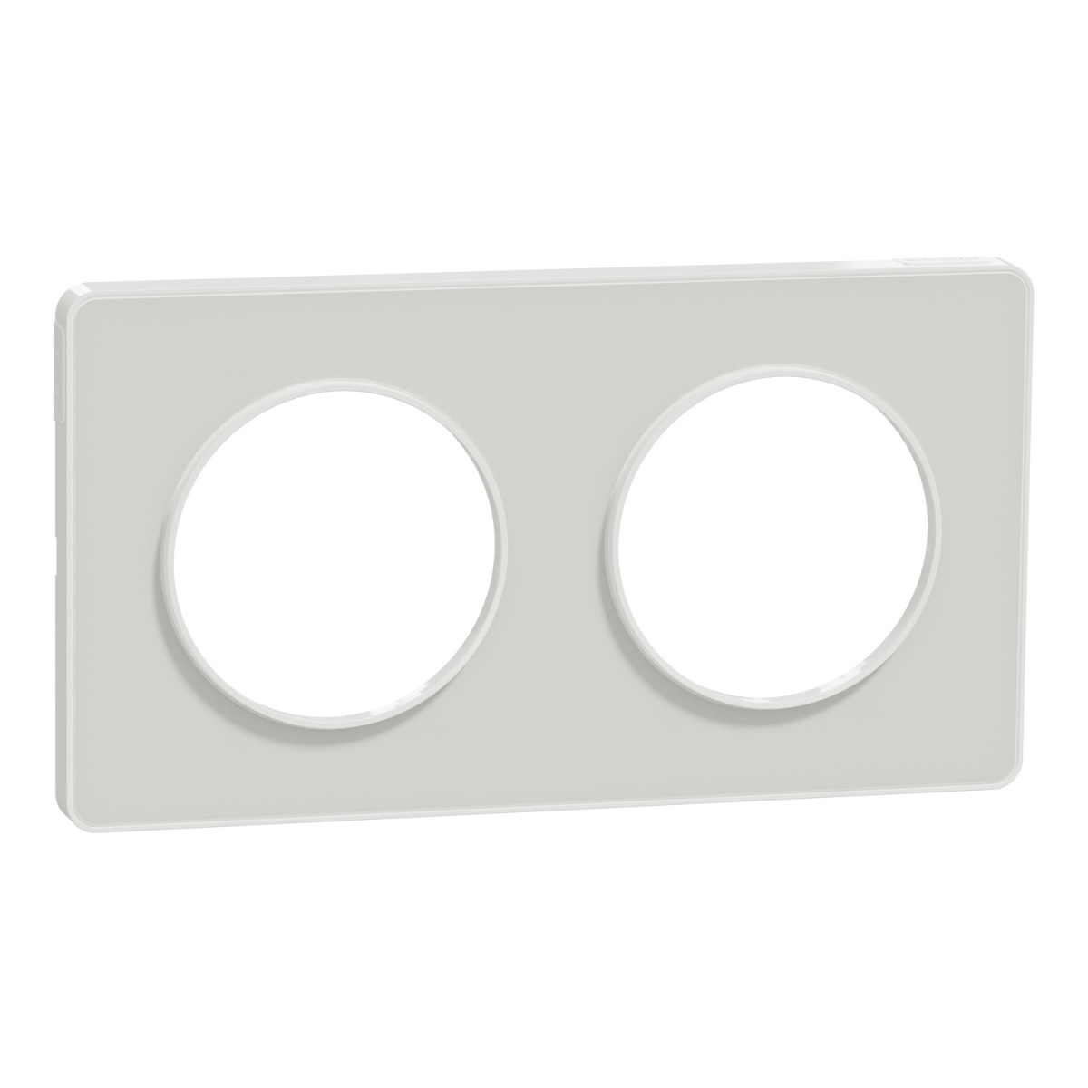 Odace Touch - Quadro vert.horiz. 2 elementos - Branco translúcidoBranco