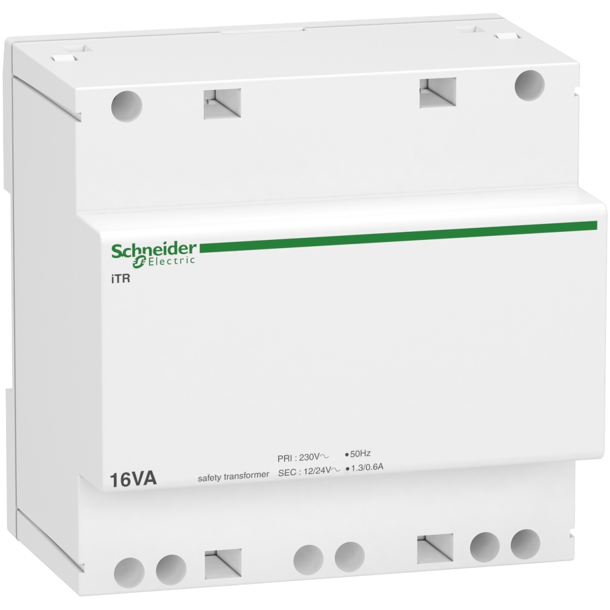 Transformador de segurança modular iTR - 230 V 50 Hz - saída 12..24 V - 16 VA