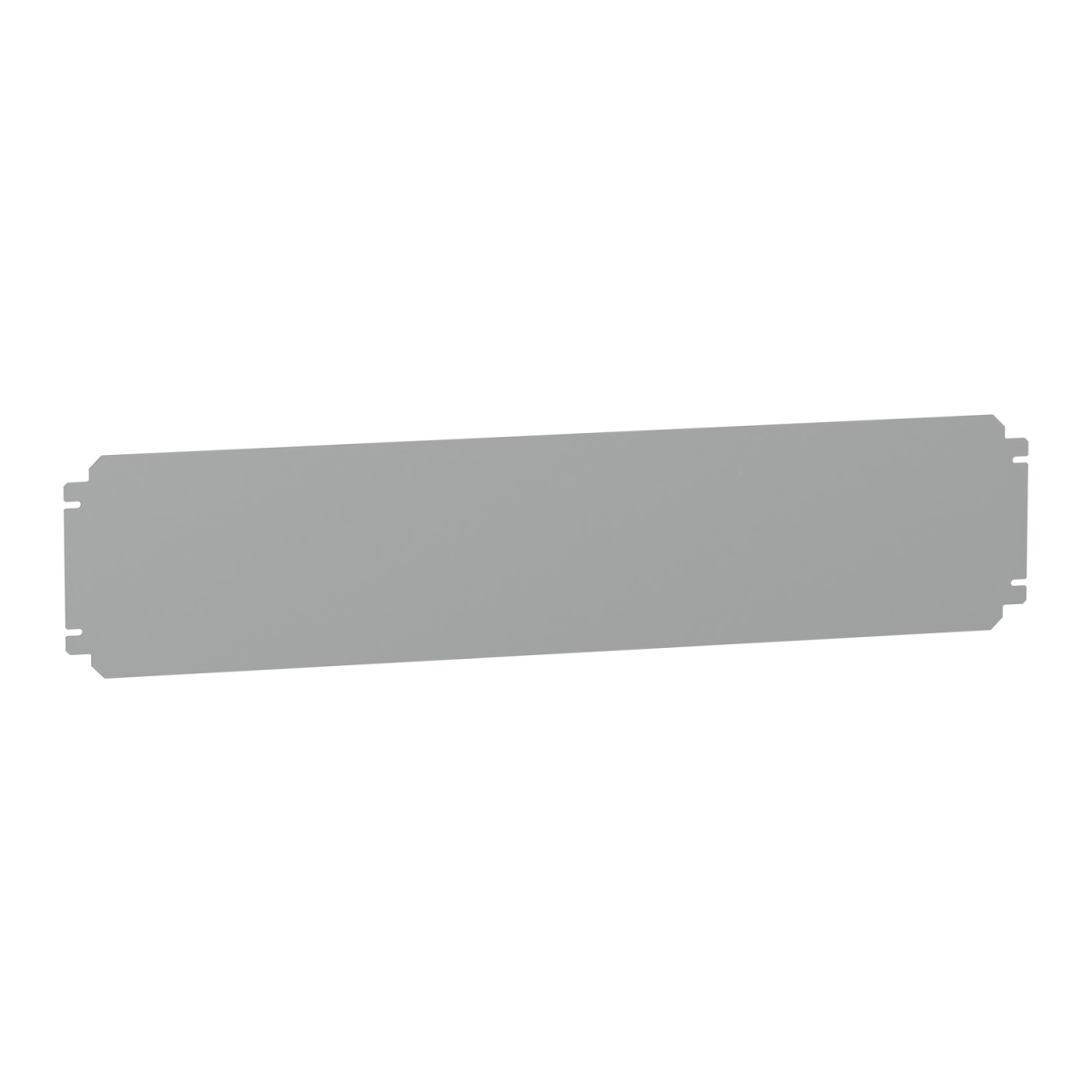 Plain mounting plate H200xW800mm made of galvanised sheet steel