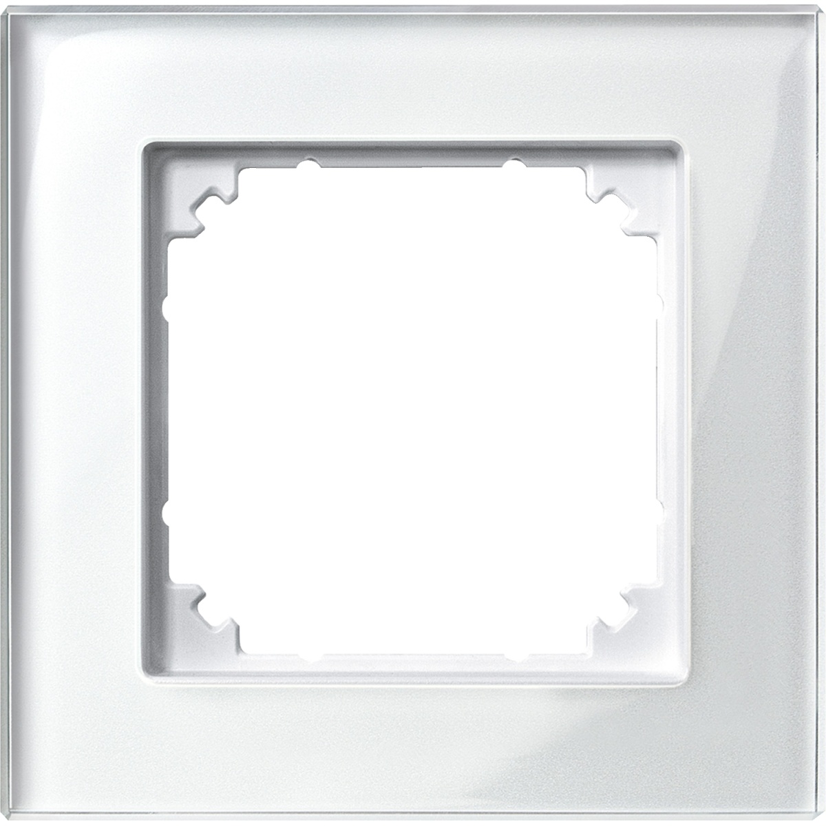 Quadro, vidro P-Plan, 1 elemento, branco brilhante