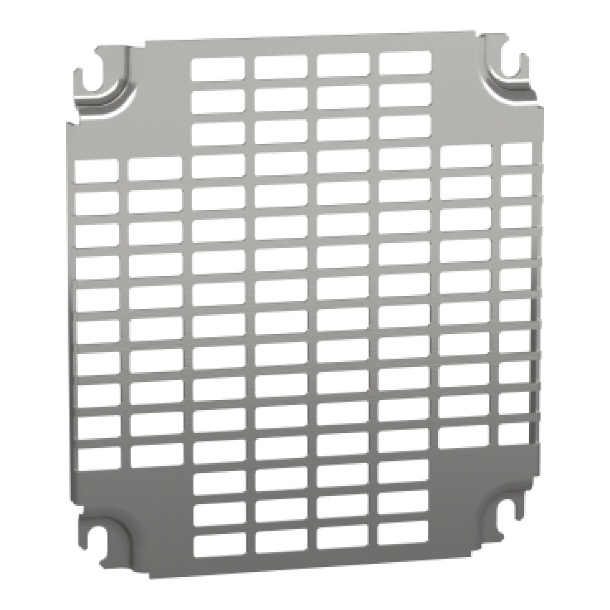 Monobloc perforated plates H300xW250mm with universal perforations 11x26mm