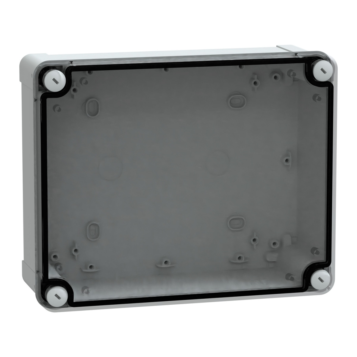 PC box IP66 IK08 RAL7035 Int.H225W175D80 Ext.H241W194D87 Transp.cover H20