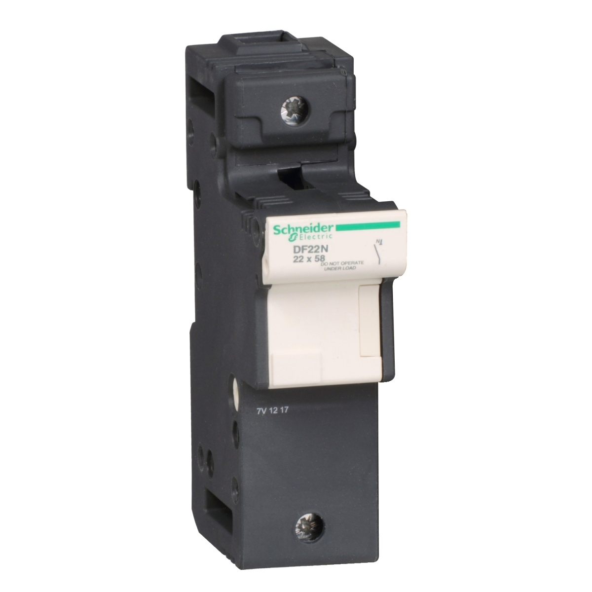 TeSyS porta-fusível N 125A - tamanho fusível 22 x 58 mm