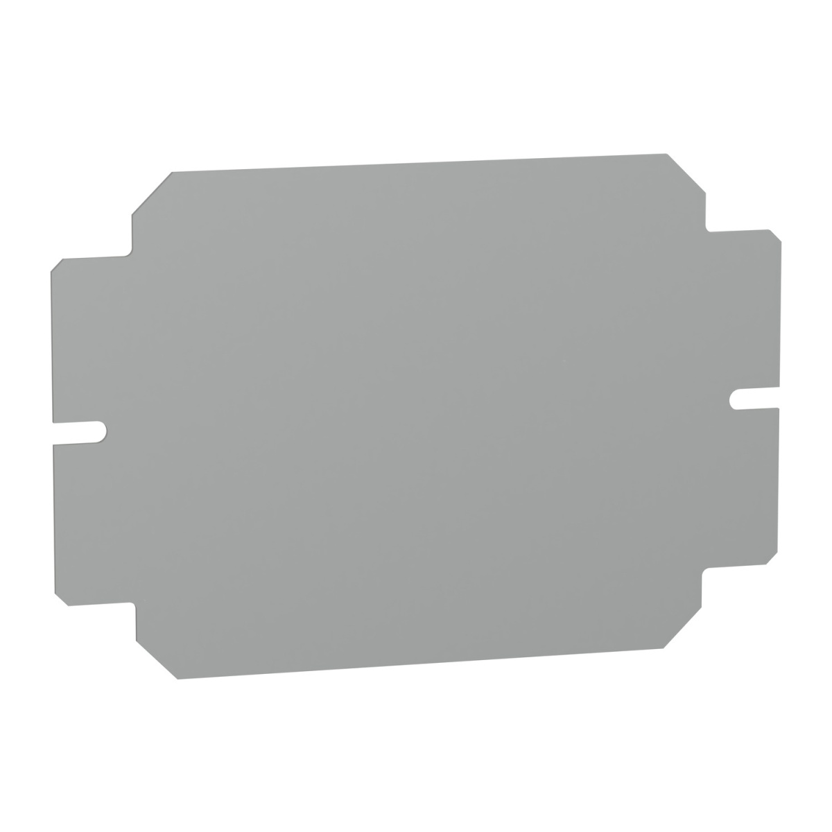 Plain mounting plate H150xW200mm made of galvanised sheet steel