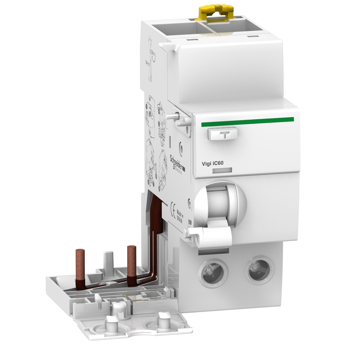 Acti9 Vigi iC60 - Bloco diferencial - 2P - 63A - 30mA - 130V - Classe AC
