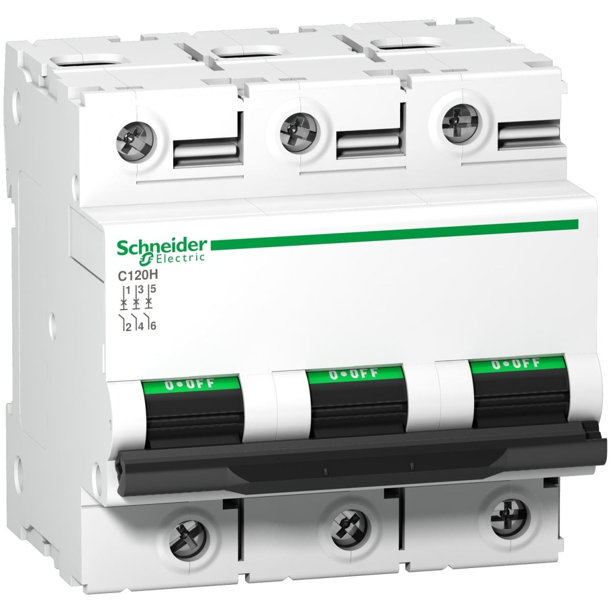 C120H - circuit breaker - 3P - 80A - B curve