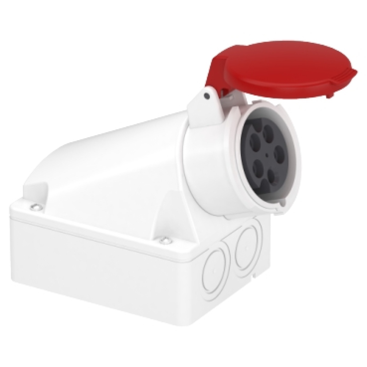 PratiKa industrial socket - 16 A - 3P  N  E - 380...415 V AC - IP44