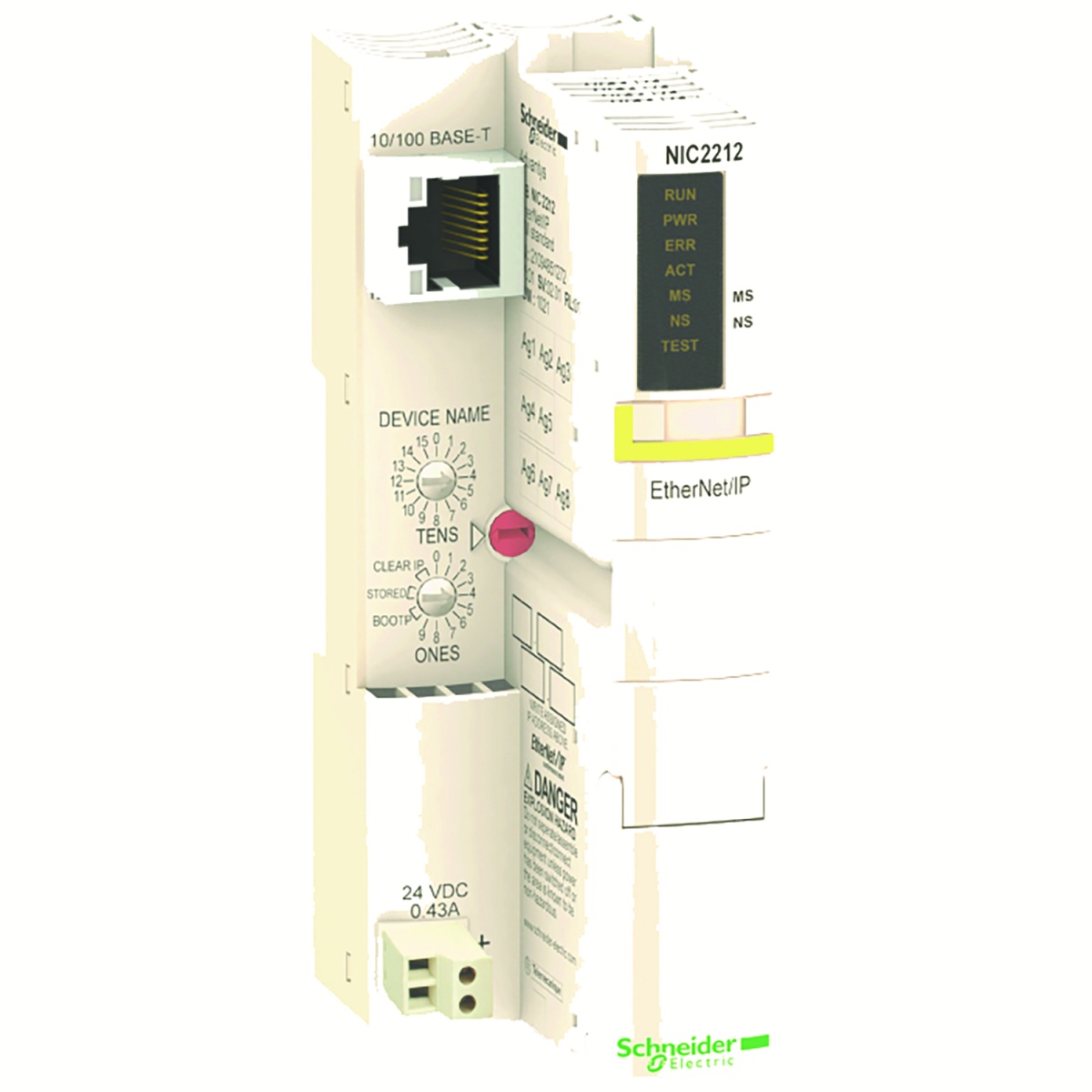 Módulo de interface de rede padrão STB - EthernetIP - 10...100 Mbits