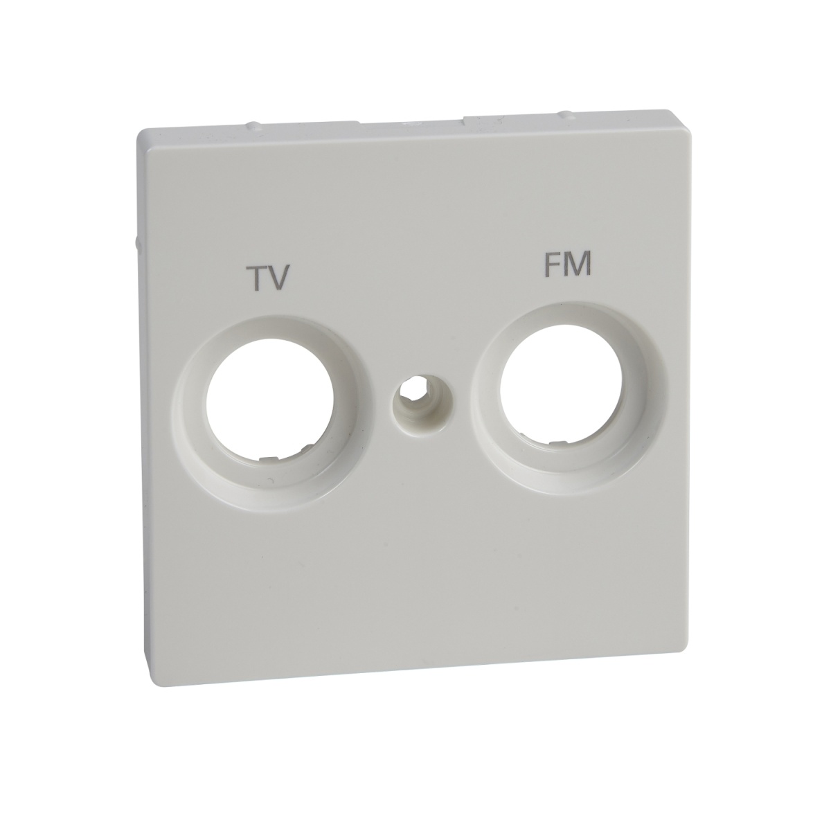 M-Elegance - Centro de tomada TV-FM - Branco brilhante