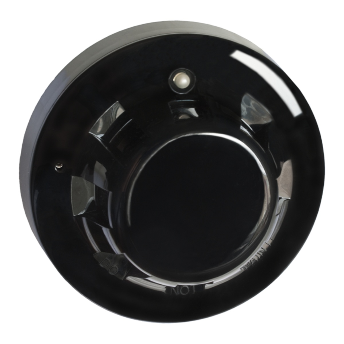 Detector óptico de fumaça, preto