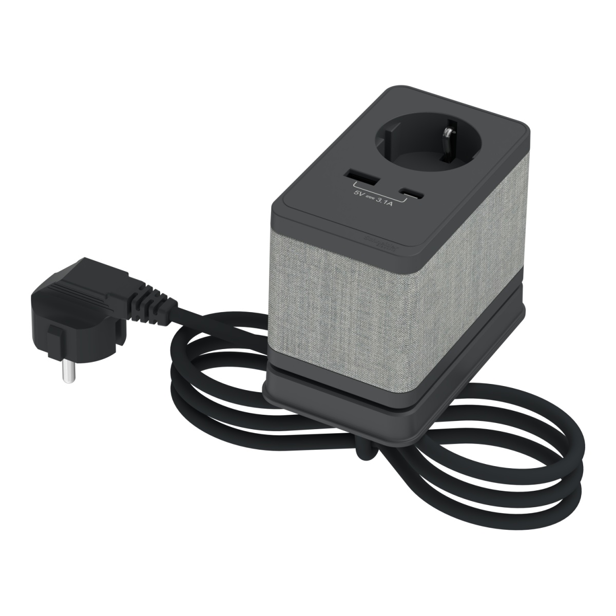 Nova Unica system - Tomada mesa S 2PTUSB A e C Ant US