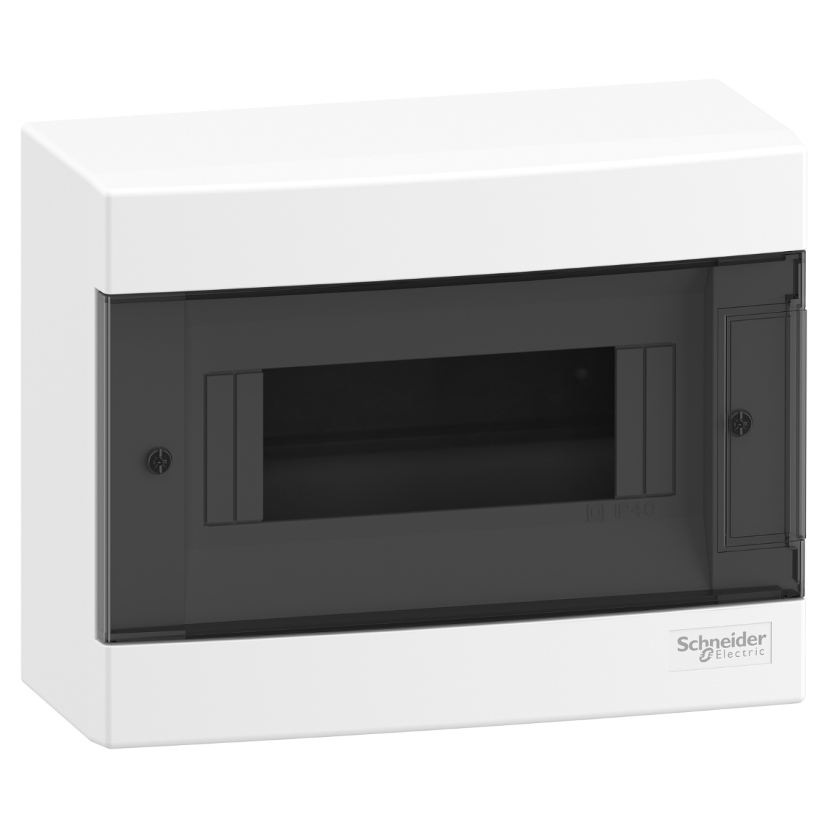 Easy9 EU - Quadro saliente - IP40 - 1x8 módulos - porta fumada
