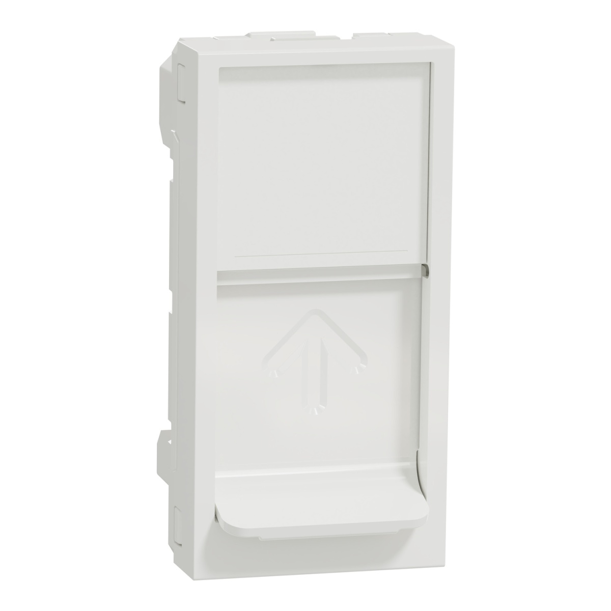 Nova Unica - Centro RJ45 KeystoneSystimax 1 mód. - Branco