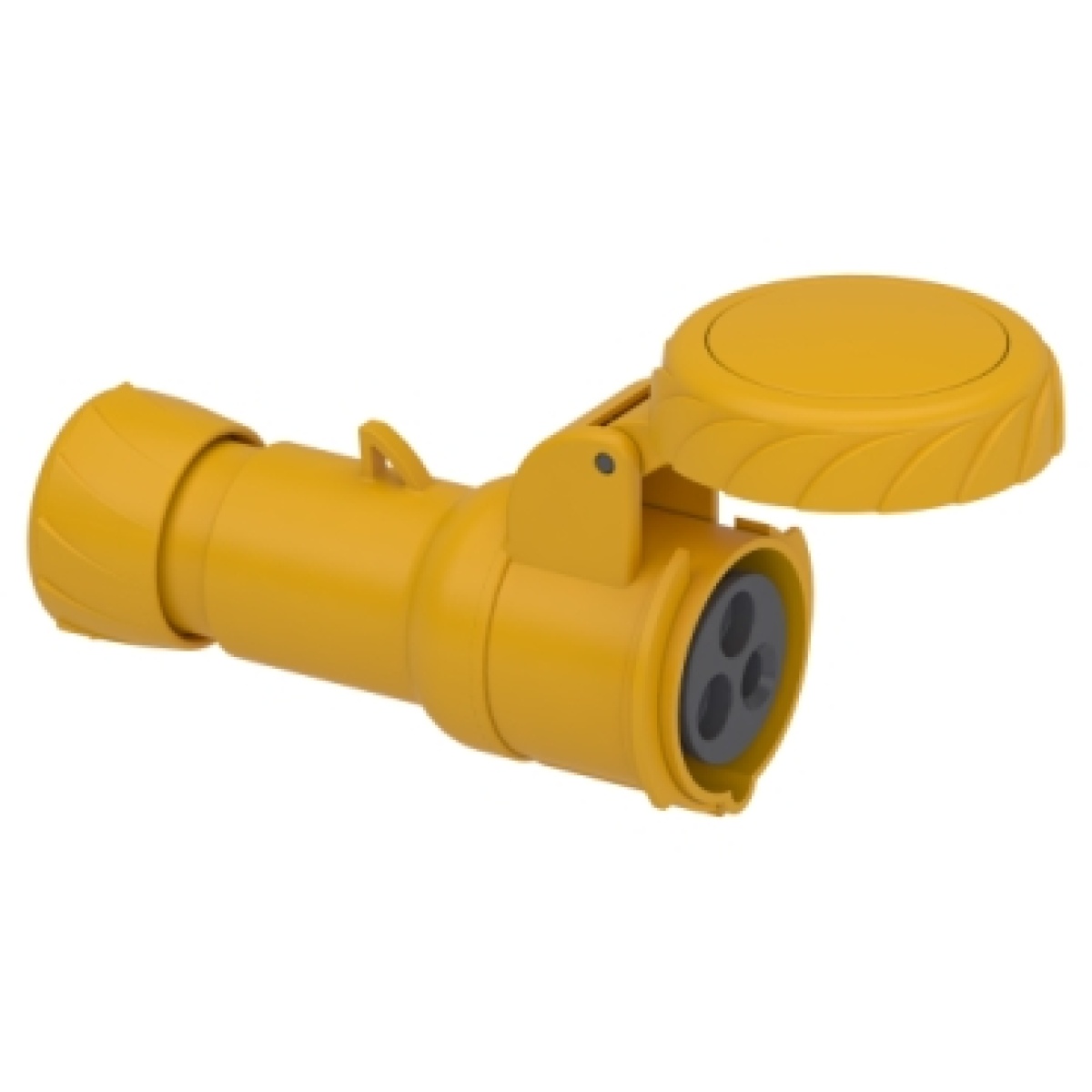 Tomada PratiKa - reta - 16 A - 2P  E - 100...130 V CA - IP67