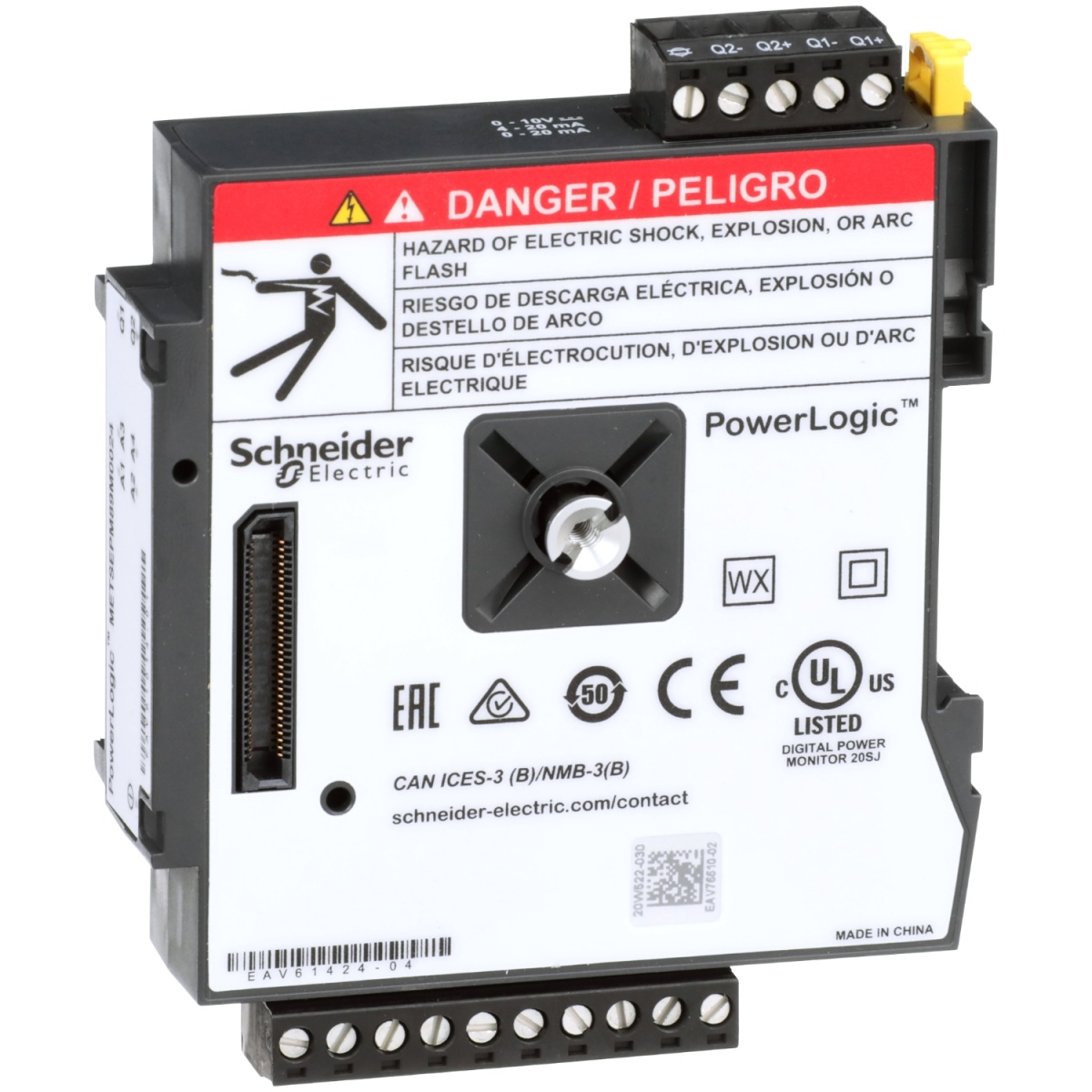 PowerLogic PM8000 - Módulo IO - Analógico - 4 entradas  2 saídas