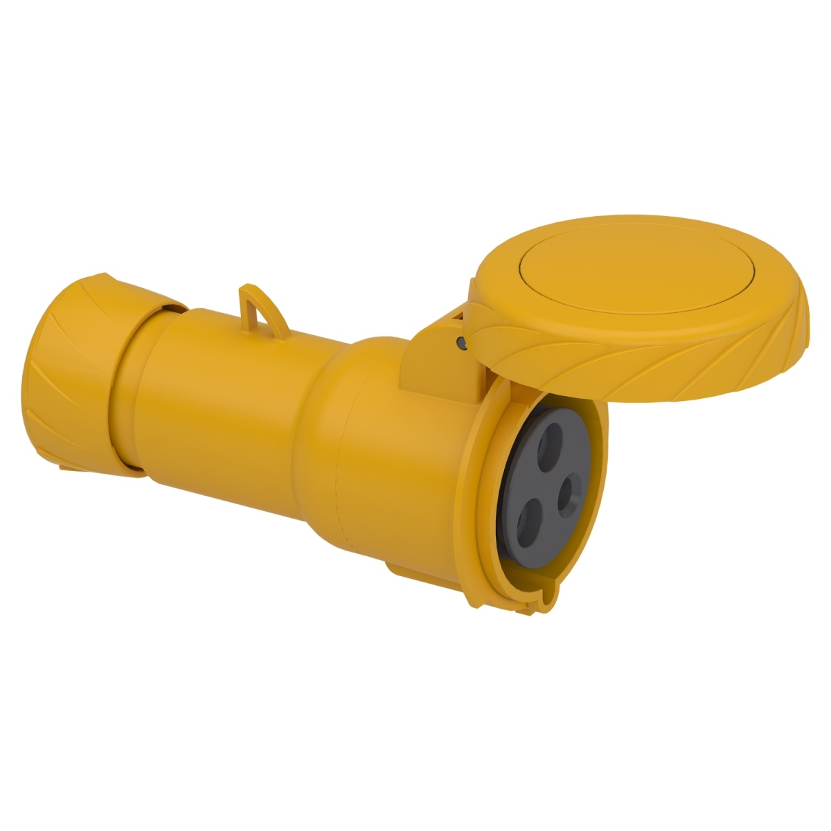 Tomada PratiKa - reta - 32 A - 2P  E - 100...130 V CA - IP67