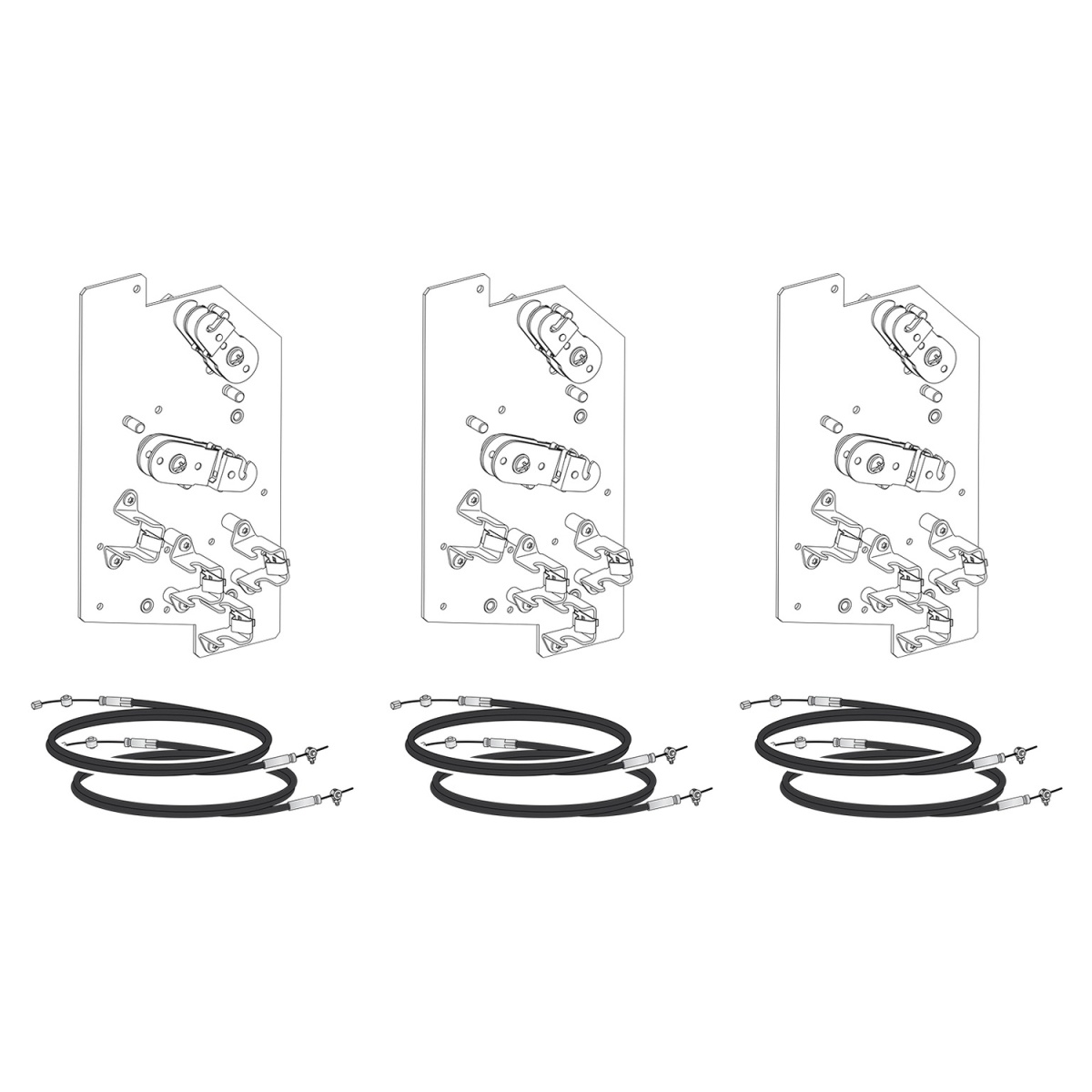 Cable interlocking kit 3S - for MTZ2MTZ3NW - fixeddrawout - spare part