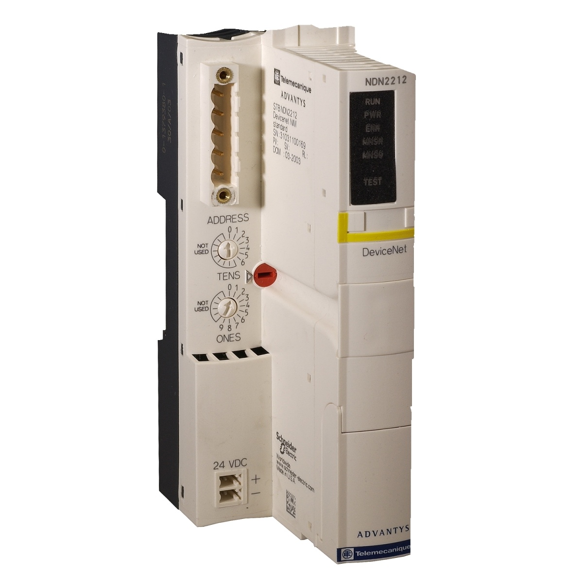 Módulo de interface de rede padrão STB - DeviceNet - 125..500 kbits