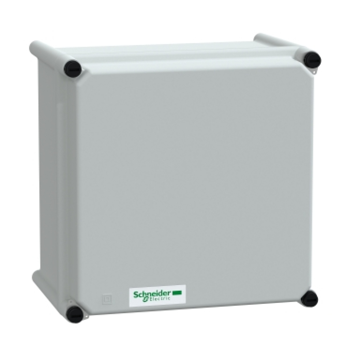 PLS box, polyester rear, polyester cover IP66 27x27x18cm