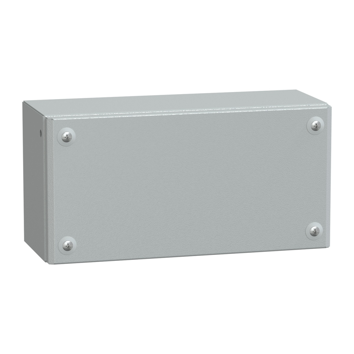 Metal industrial box plain door H150xW300xD120 IP66 IK10 RAL 7035