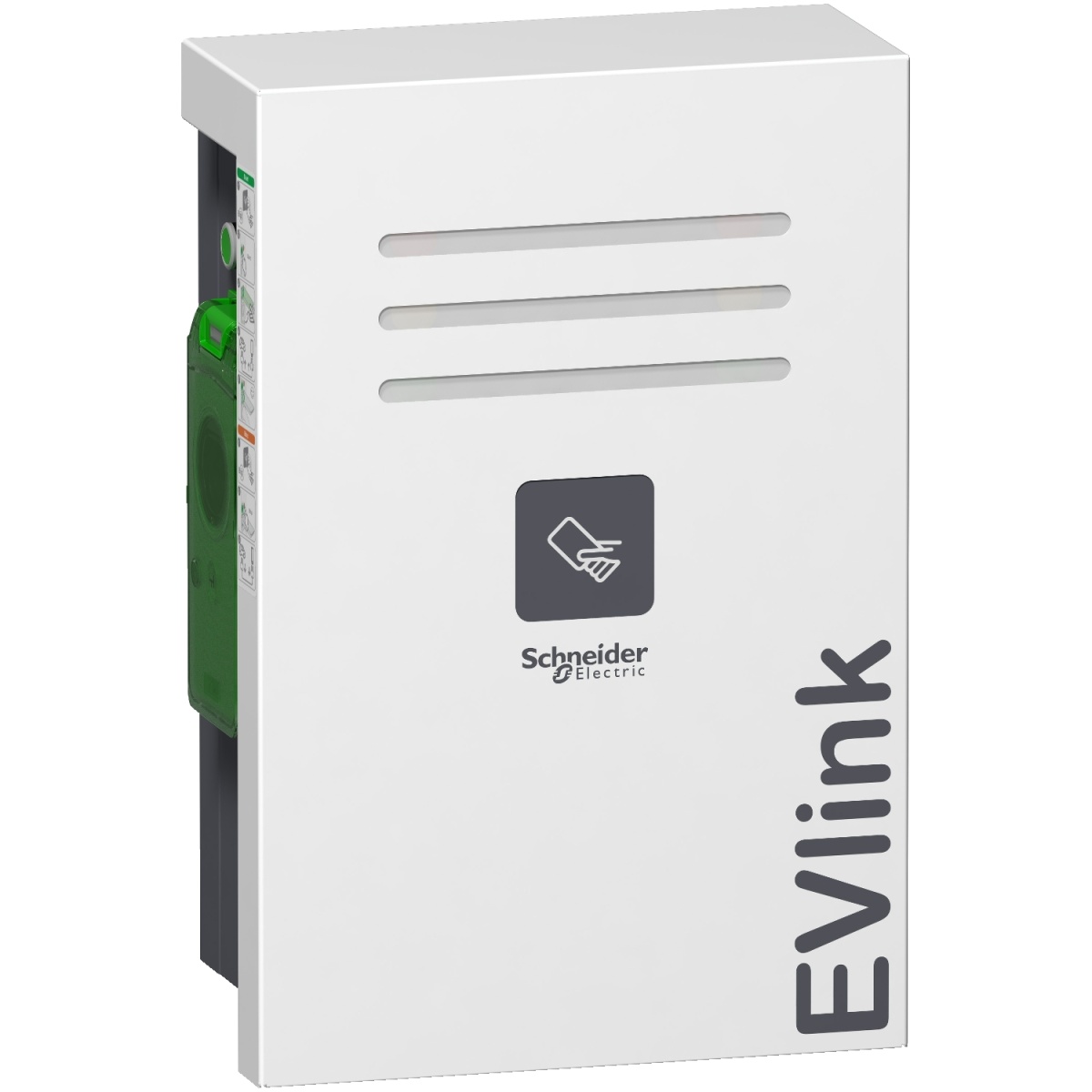 EVlink PARKING Wall Mounted 7KW 2xT2 With Shutter RFID EV CHARGING STATION