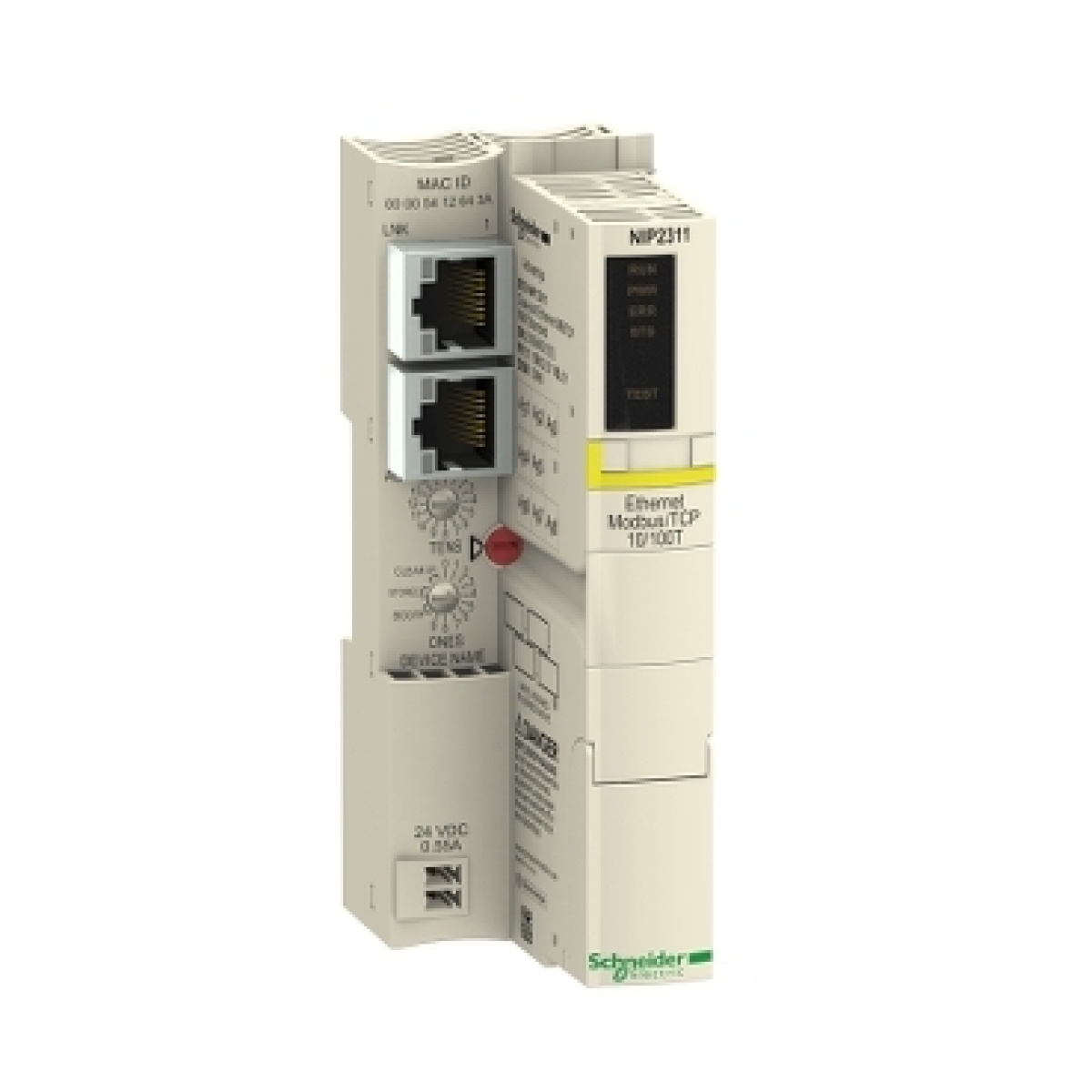 Módulo de interface de rede padrão STB - Ethernet modbus TCPIP - 10...100 Mbits