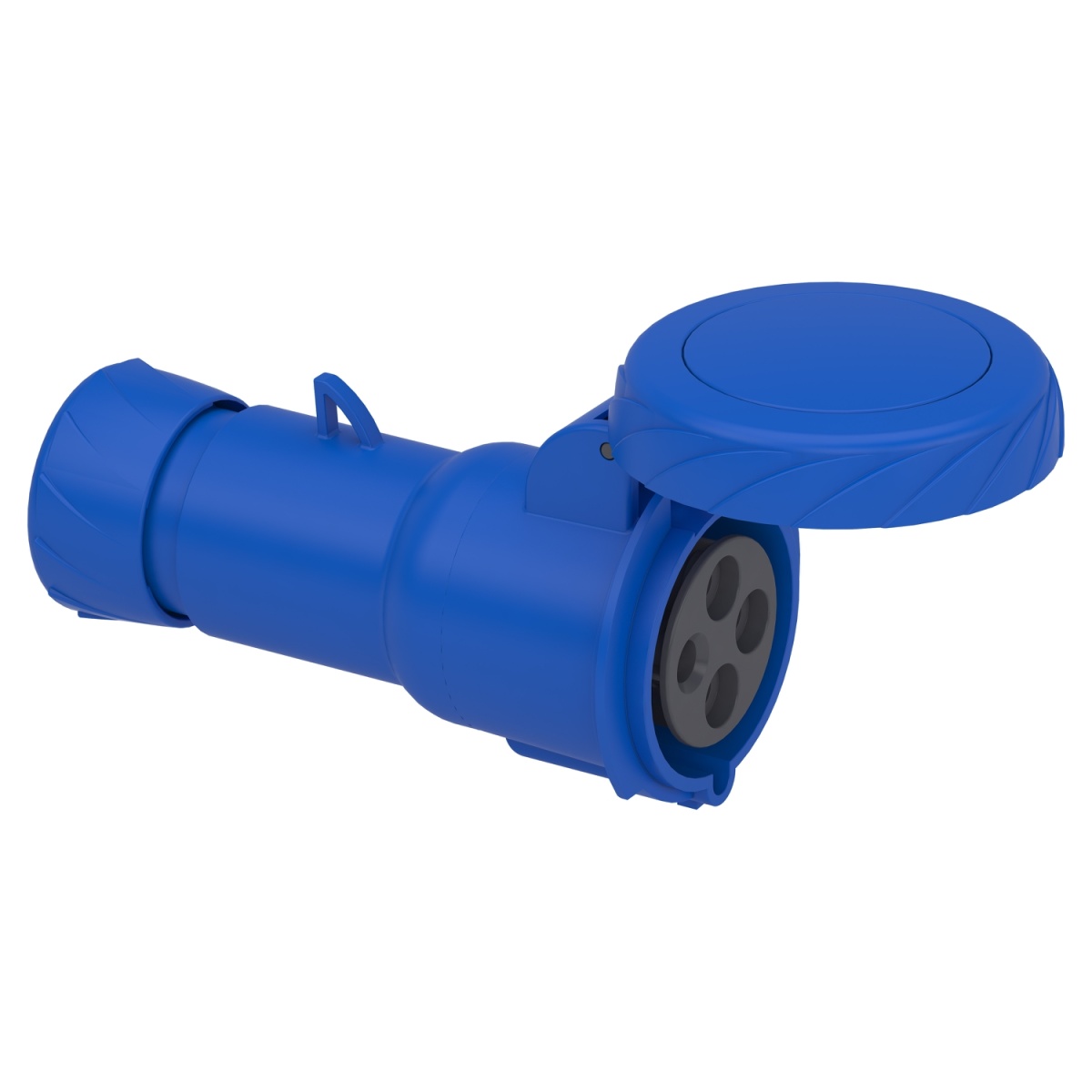 PratiKa wander socket - straight - 32 A - 3P  E - 200...250 V AC - IP67