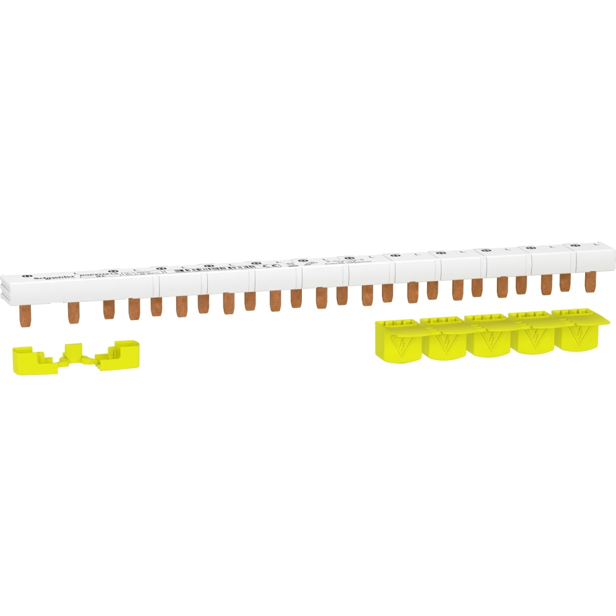 Resi9 XP - pente de ligação - 1LN - módulo de 18 mm - 13 módulos - 63 A