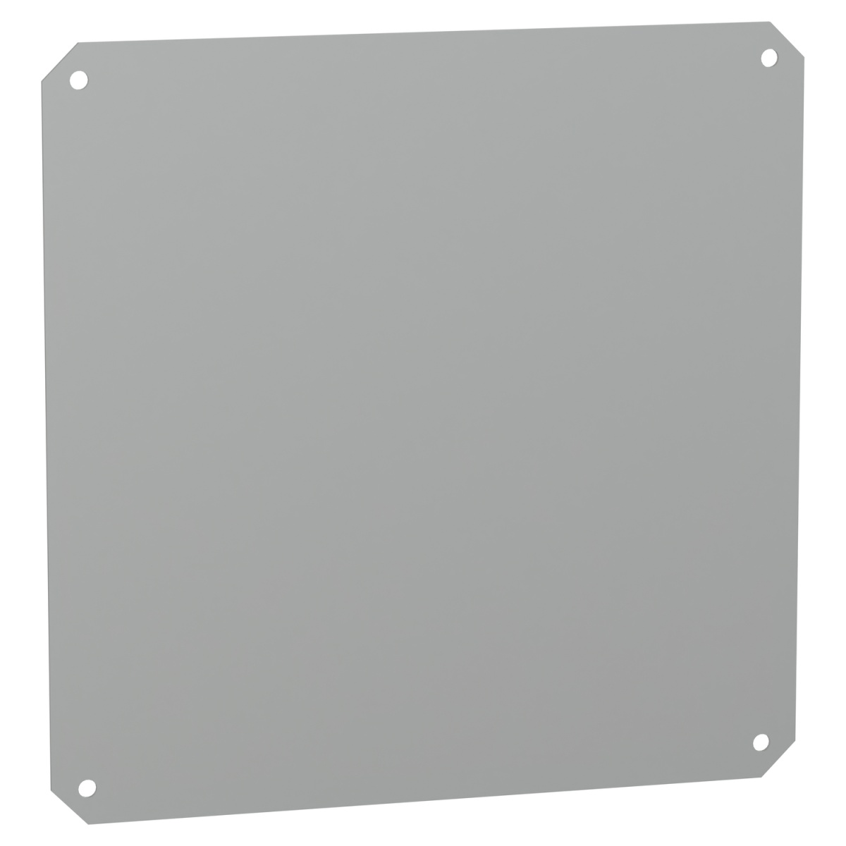 Metallic mounting plate for PLS box 36x36cm