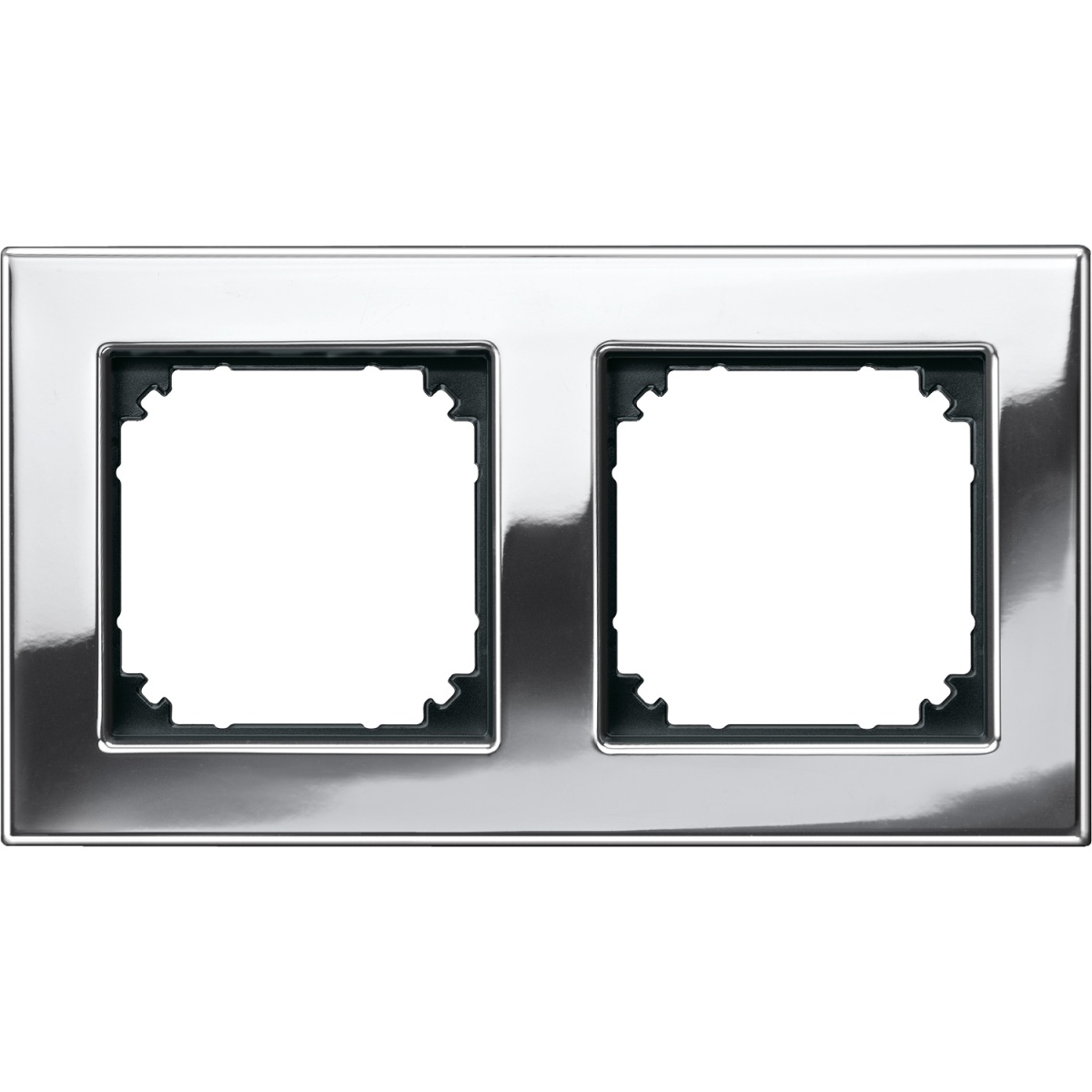M-Plan - Quadro 2 Elementos Metal Cromado