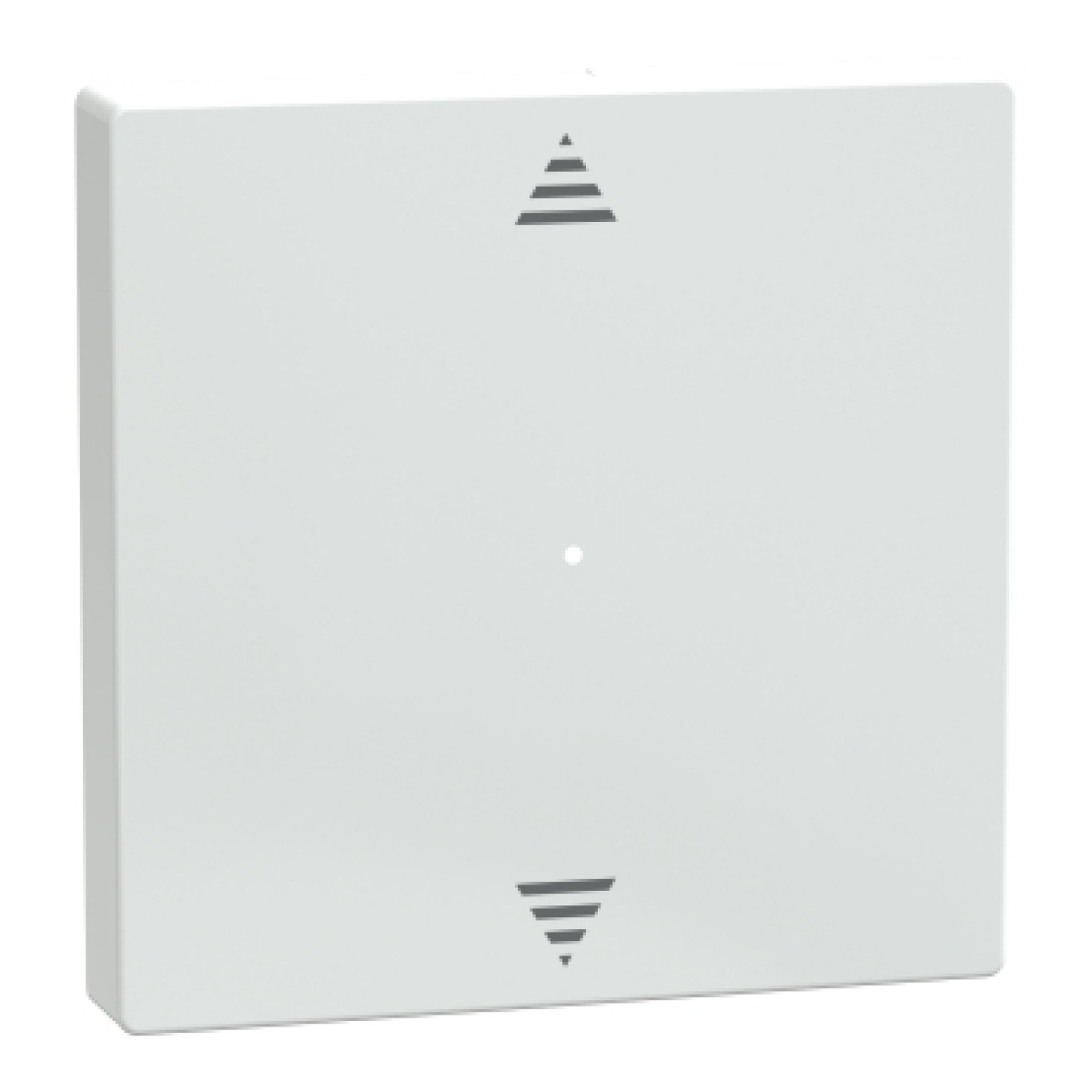 System M, tecla para módulo de botão de pressão de 1 elemento UpDown, brilhante, branco ativo