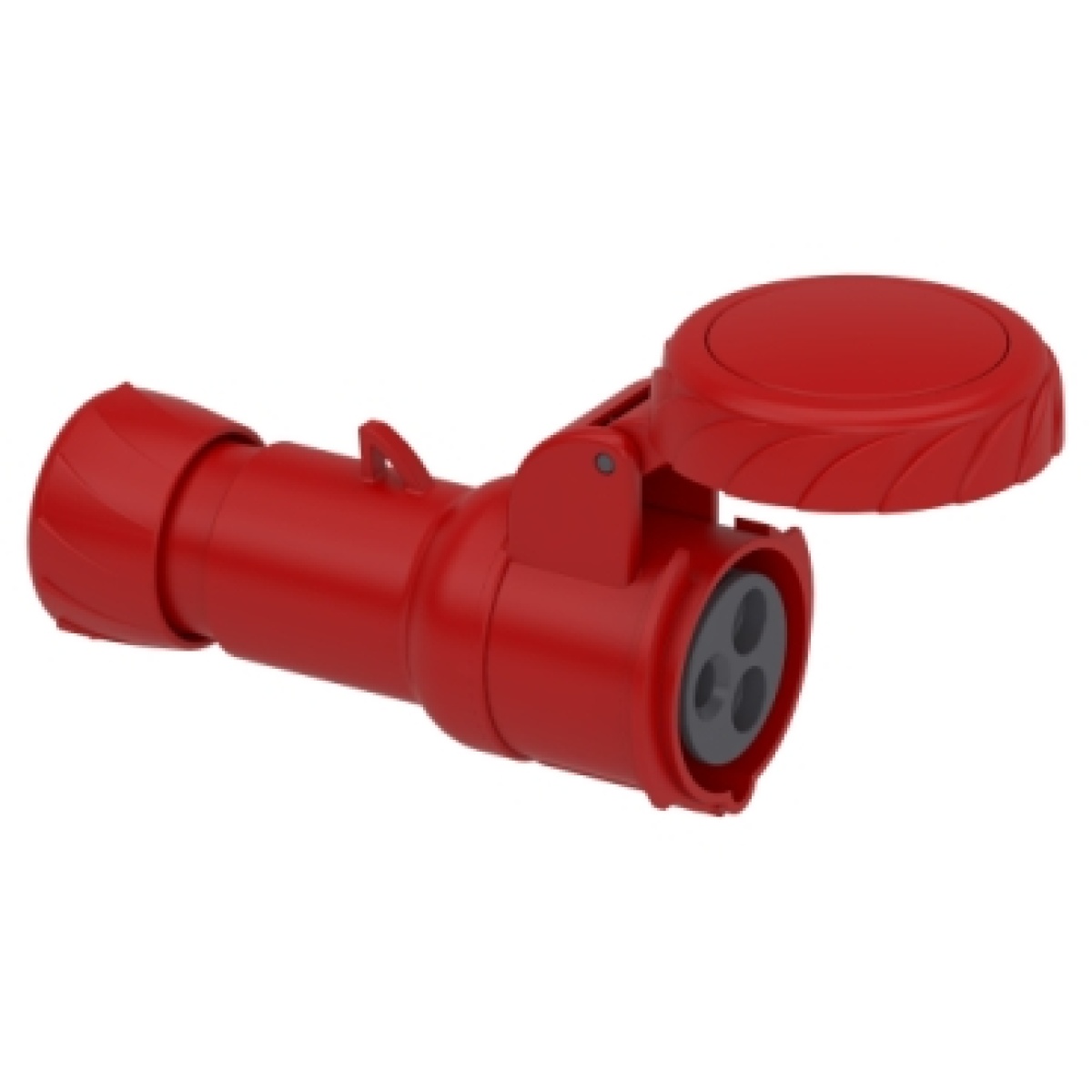 Tomada PratiKa - reta - 16 A - 2P  E - 380...415 V CA - IP67