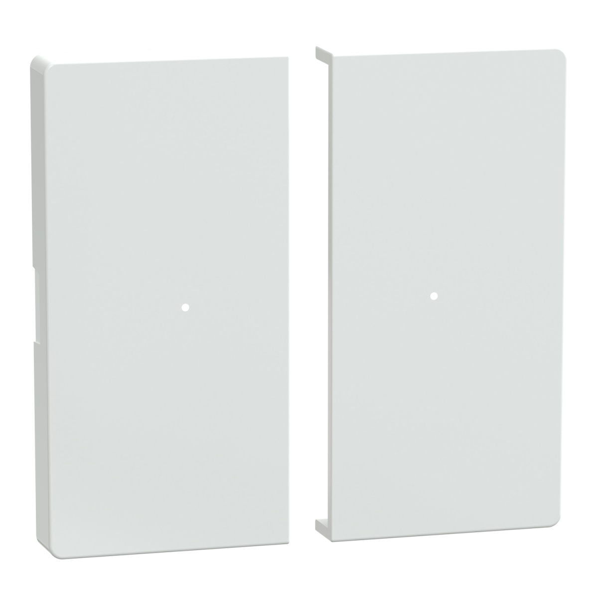 System D, tecla para módulo de botão de pressão de 2 elementos, branco
