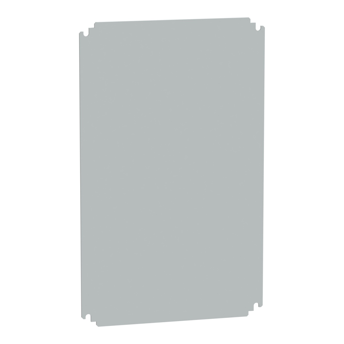 Insulating mounting plate for enclosure H600xW400mm made of polyester