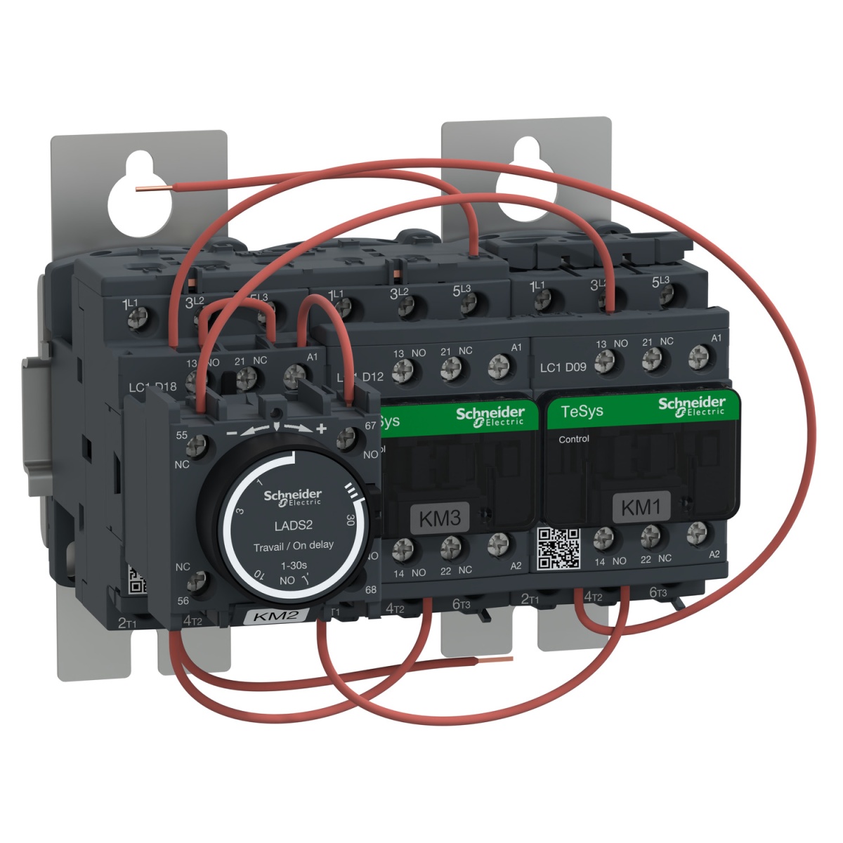 TeSys D - star delta starter - 3 x 3P 3 NO - 12 A - 230 V AC coil