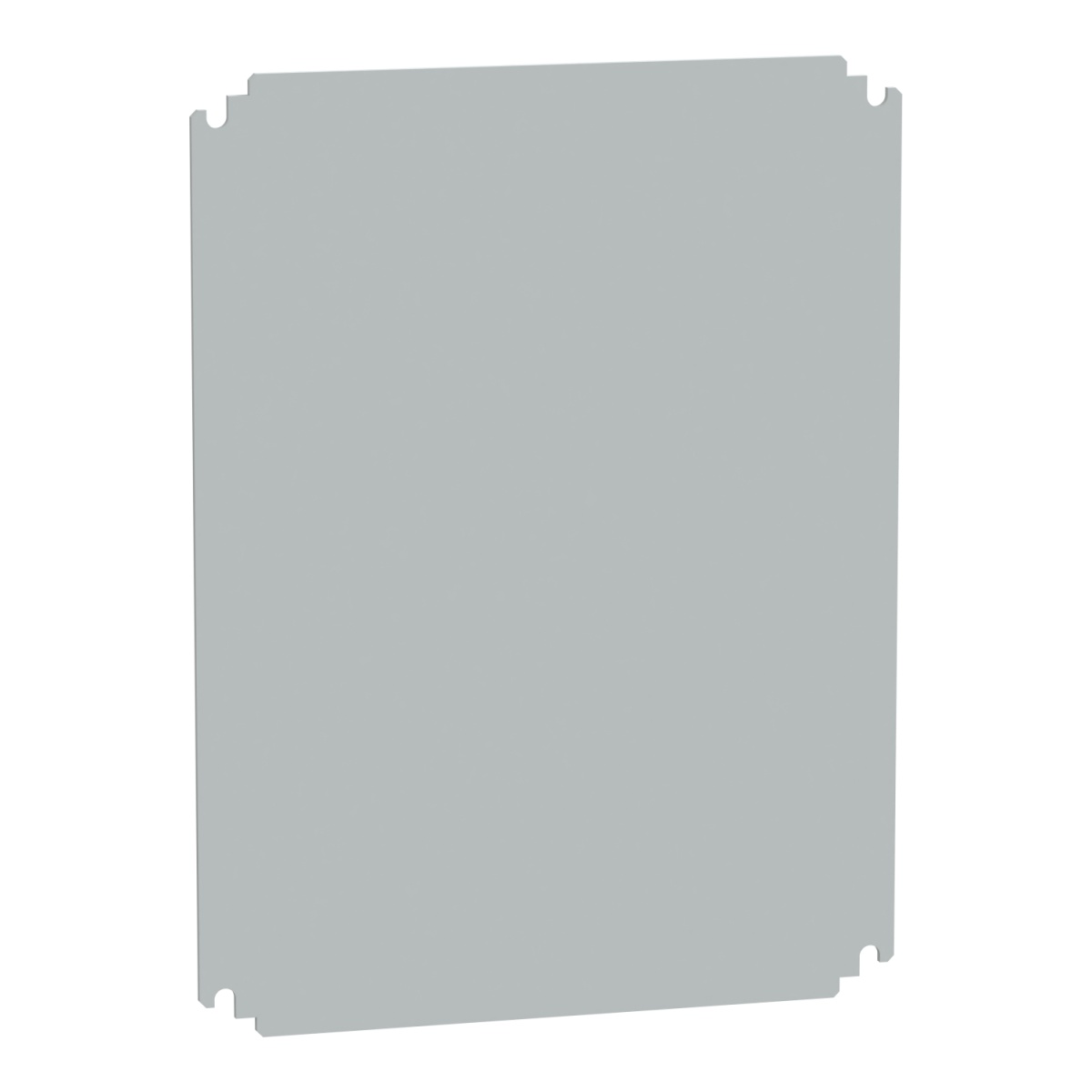 Insulating mounting plate for enclosure H500xW400mm made of polyester