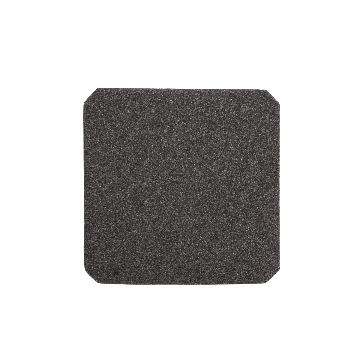Outlet grille black cut out diameter 108mm dim ext 124x124mm IP20
