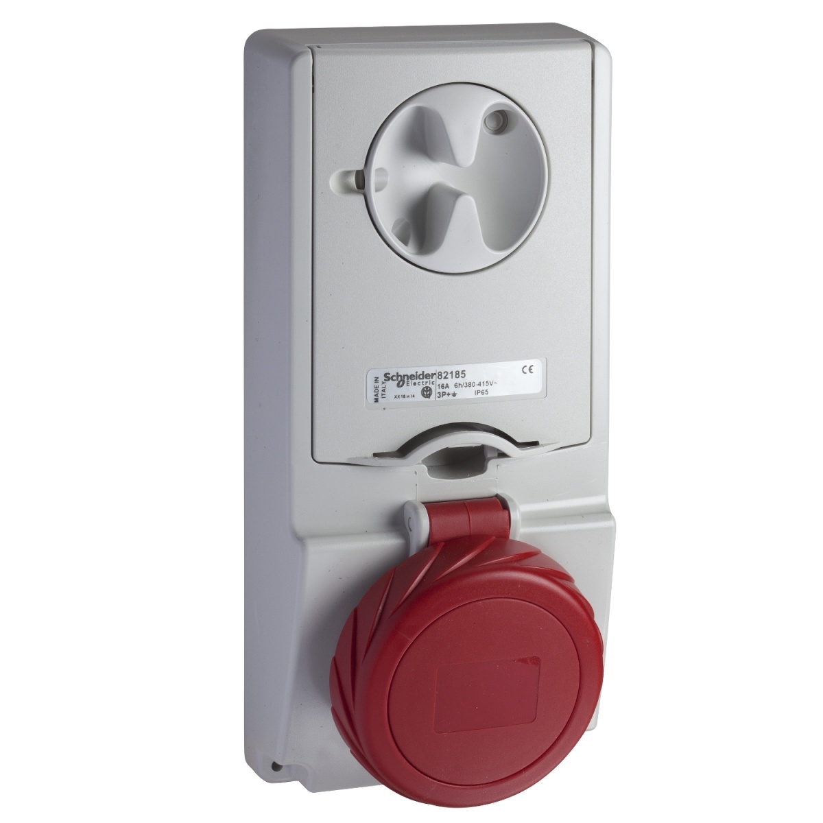Tomada interligada Unika - 32 A - 2P  E - 380...415 V CA - IP65 - para painel