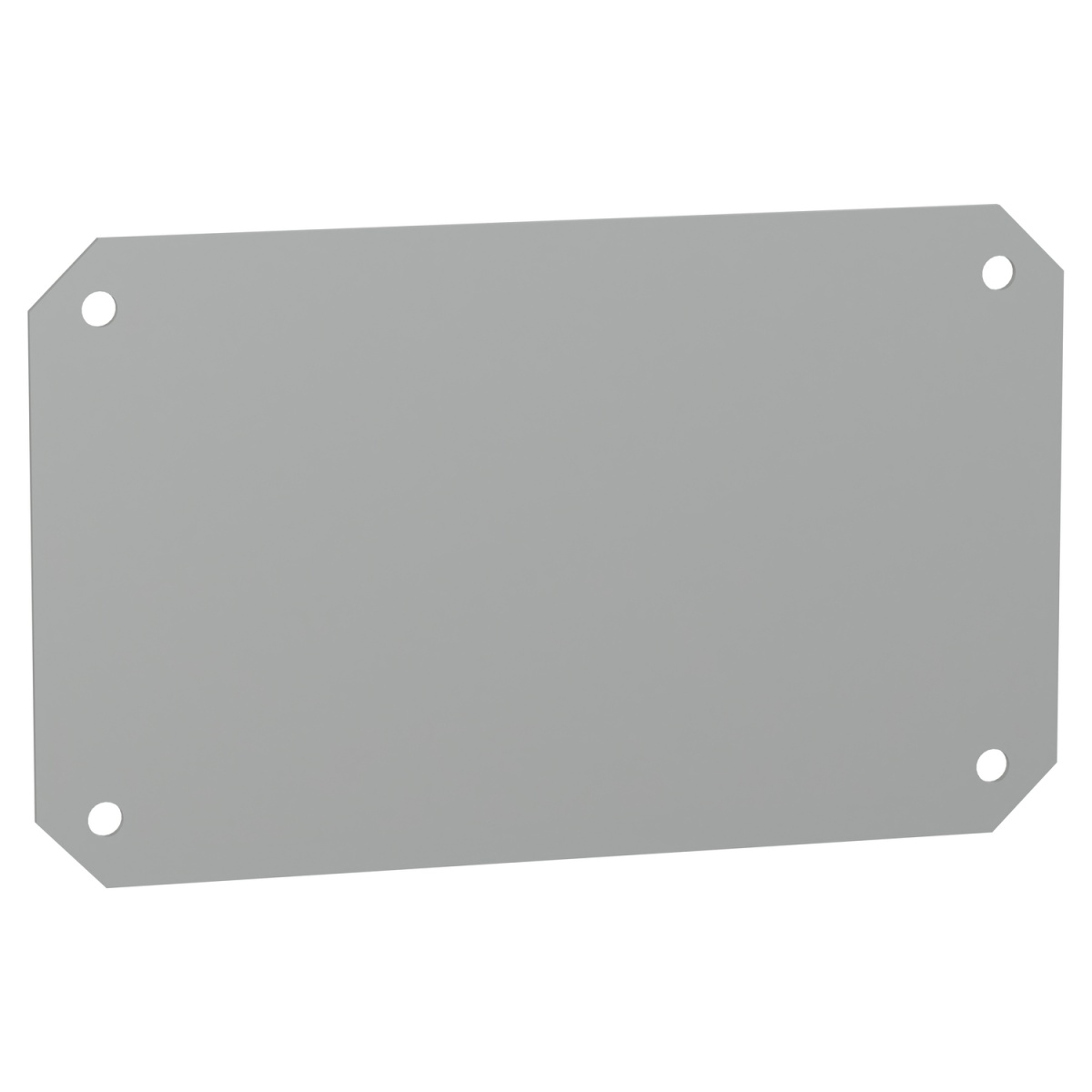 Metallic mounting plate for PLS box 18x27cm