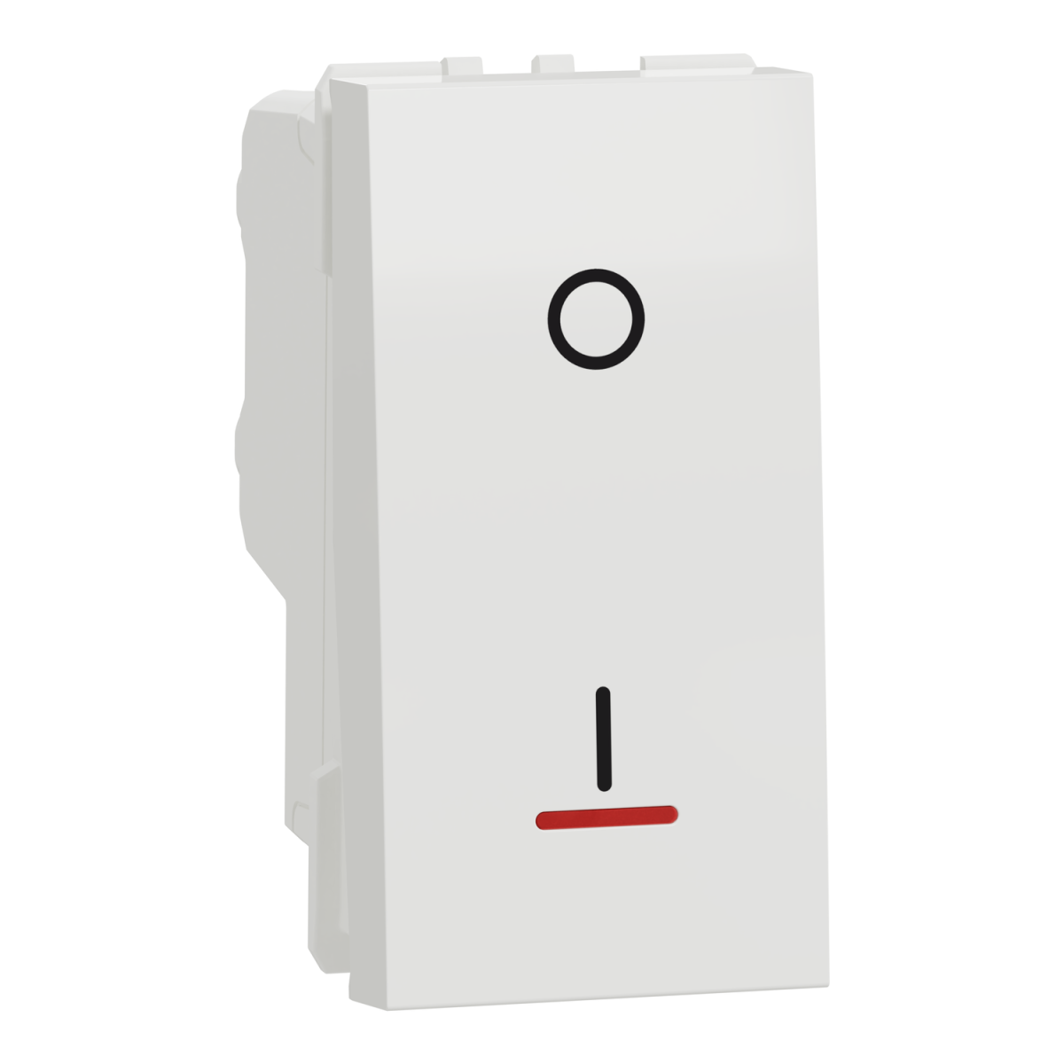 Nova Unica - Interruptor bipolar com sinalizador - 16A - Branco