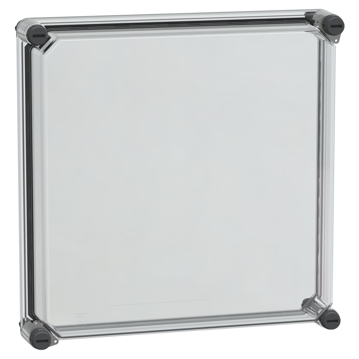Transparent polycarbonate cover 27x27x4.5cm