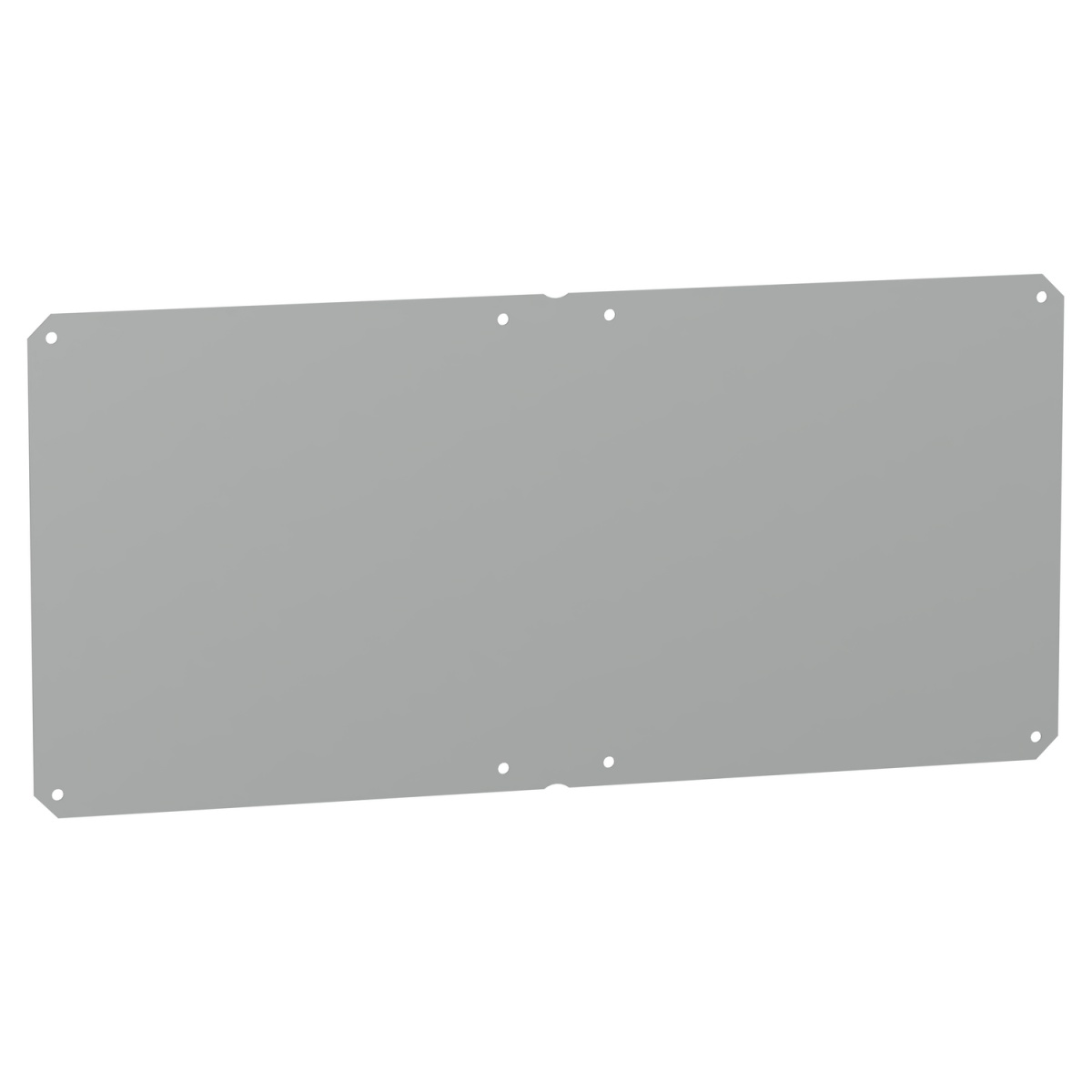 Metallic mounting plate for PLS box 36x72cm