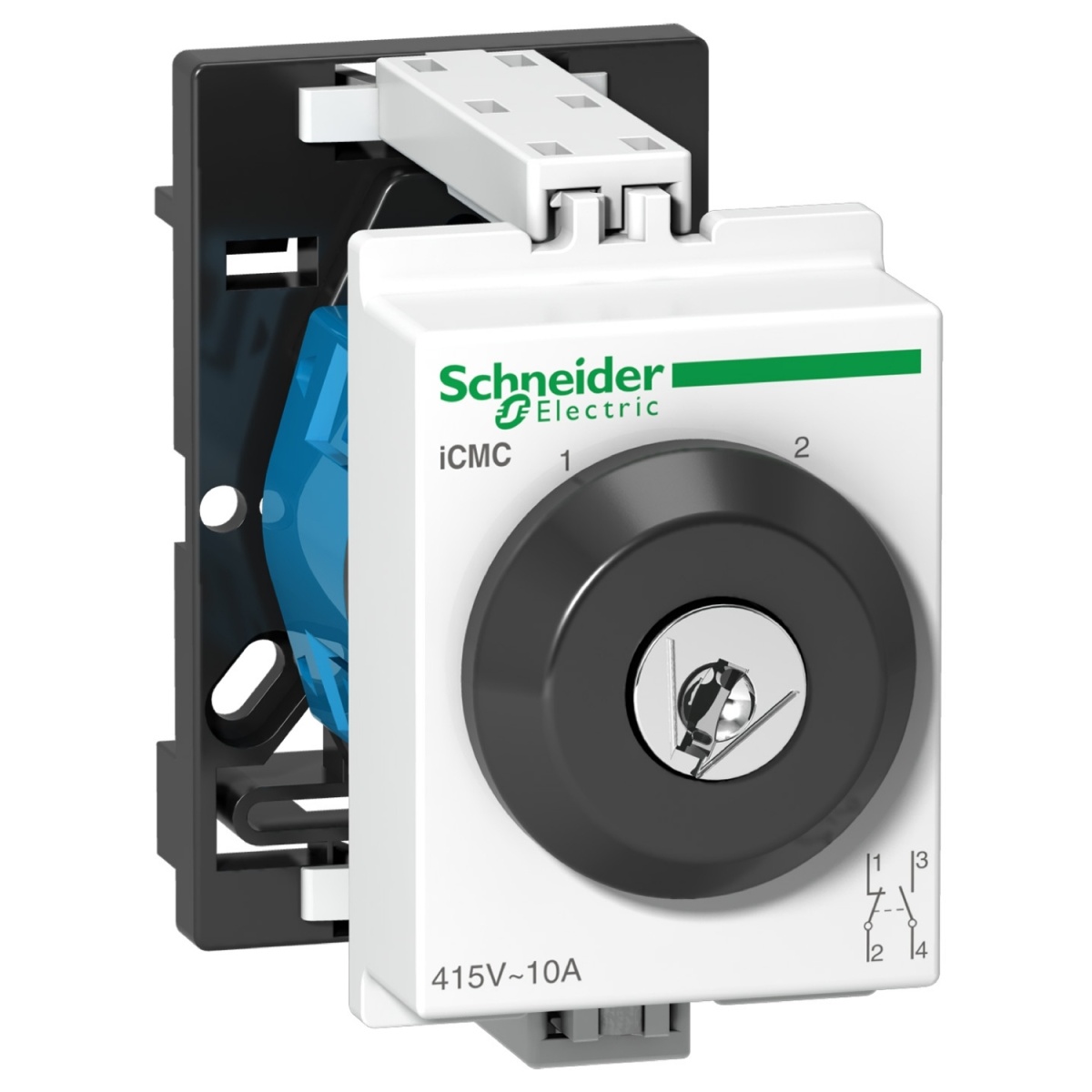 Interruptor iCMC 2 posições com chave 10A 2P U 415V CA