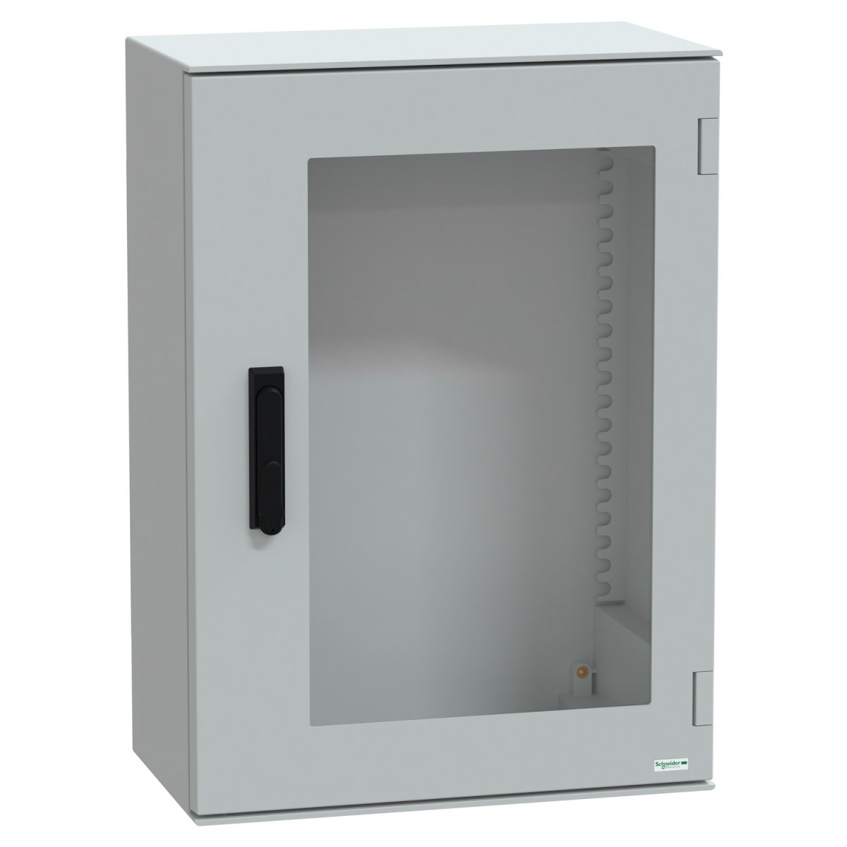 wall-mounting encl. polyester monobloc IP66 747x536x300mm 3p.lock glazed door