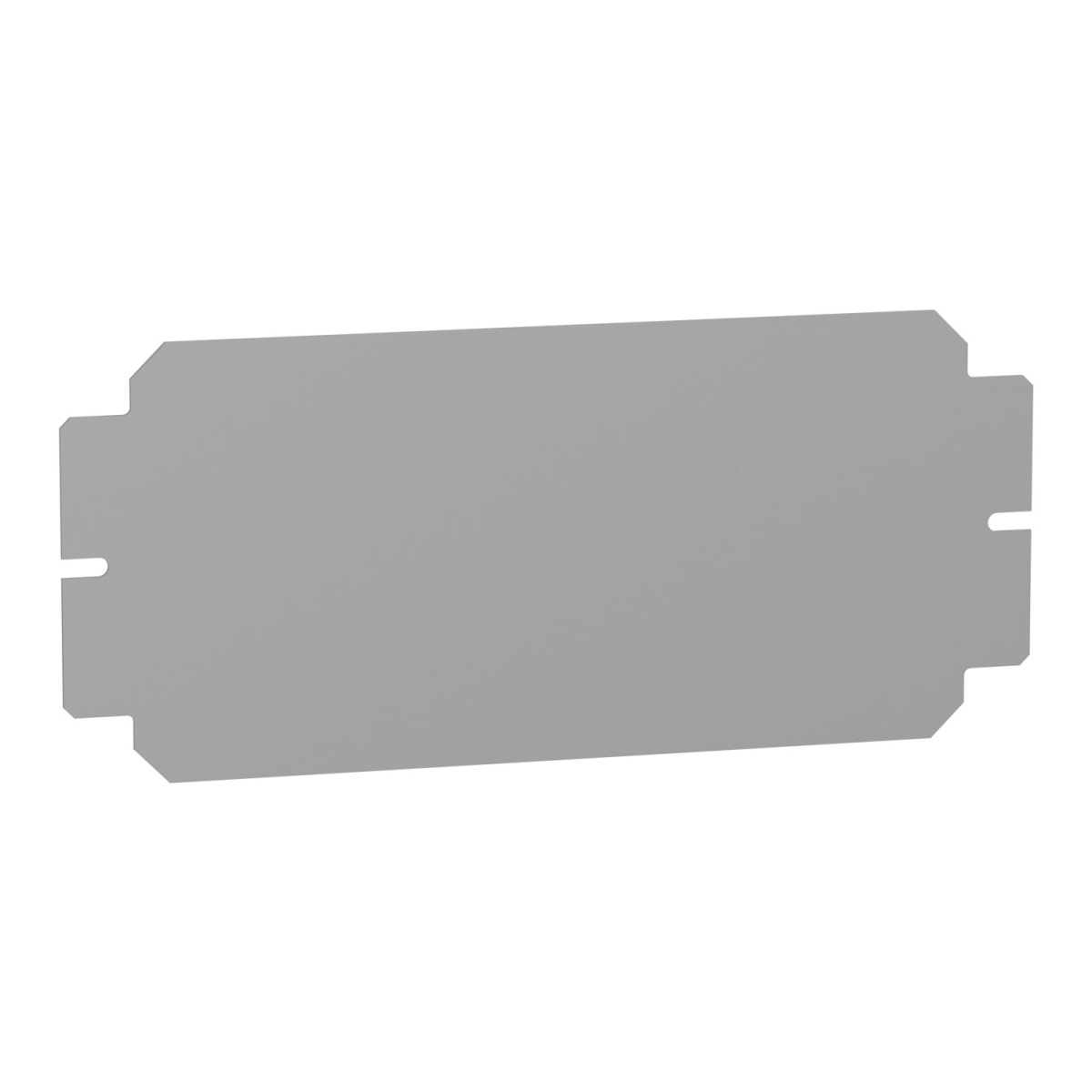 Plain mounting plate H150xW300mm made of galvanised sheet steel