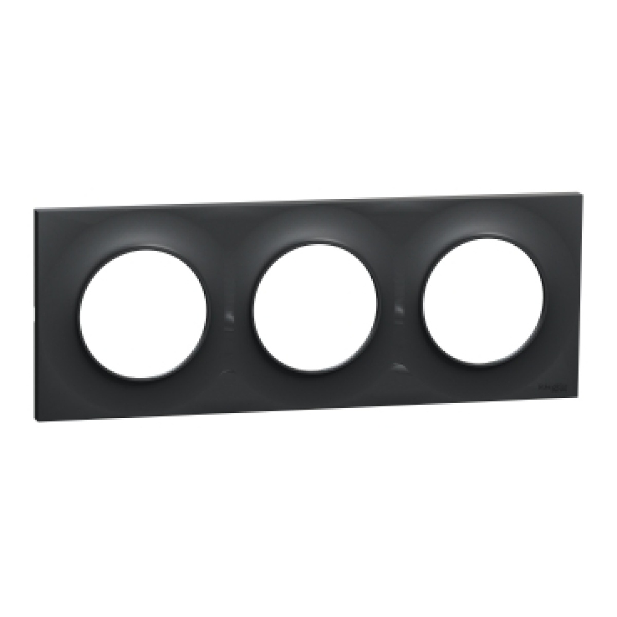 Odace Styl - Quadro vert.horiz. 3 elementos - Antracite