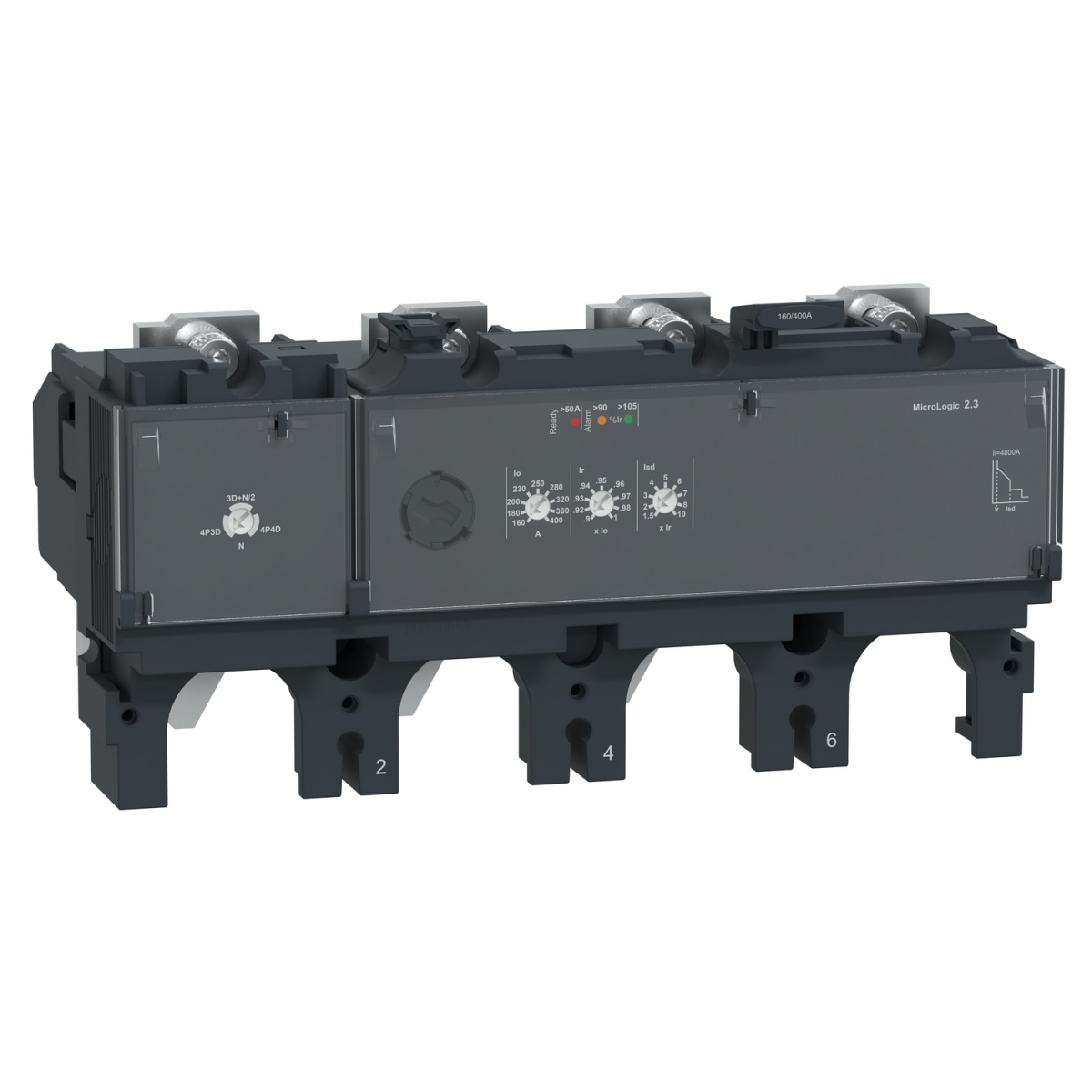 ComPacT DISPARADOR NSX400 CA 4P4D 400A 2,3