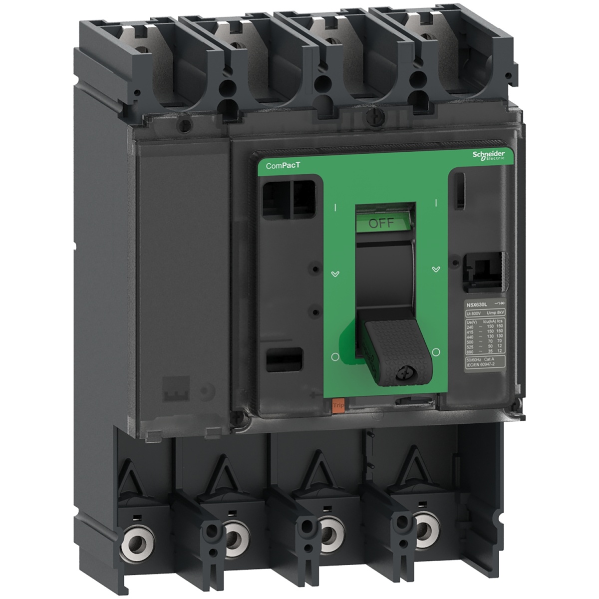 ComPacT BLOCO DE CORTE NSX630L 150kA CA 4P 630A