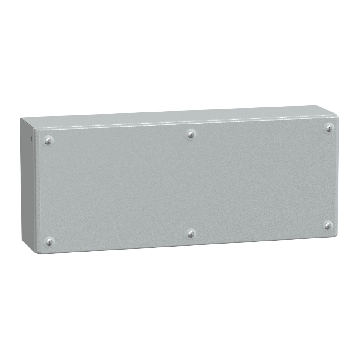 Metal industrial box plain door H200xW500xD120 IP66 IK10 RAL 7035
