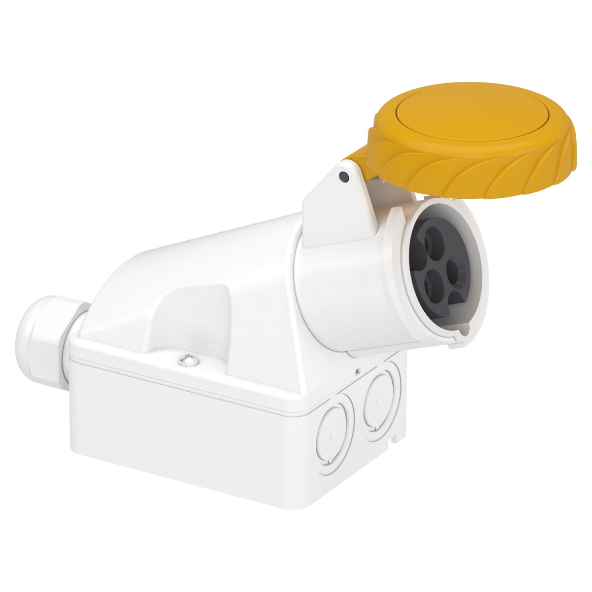 PratiKa industrial socket - 16 A - 2P  E - 100...130 V AC - IP67